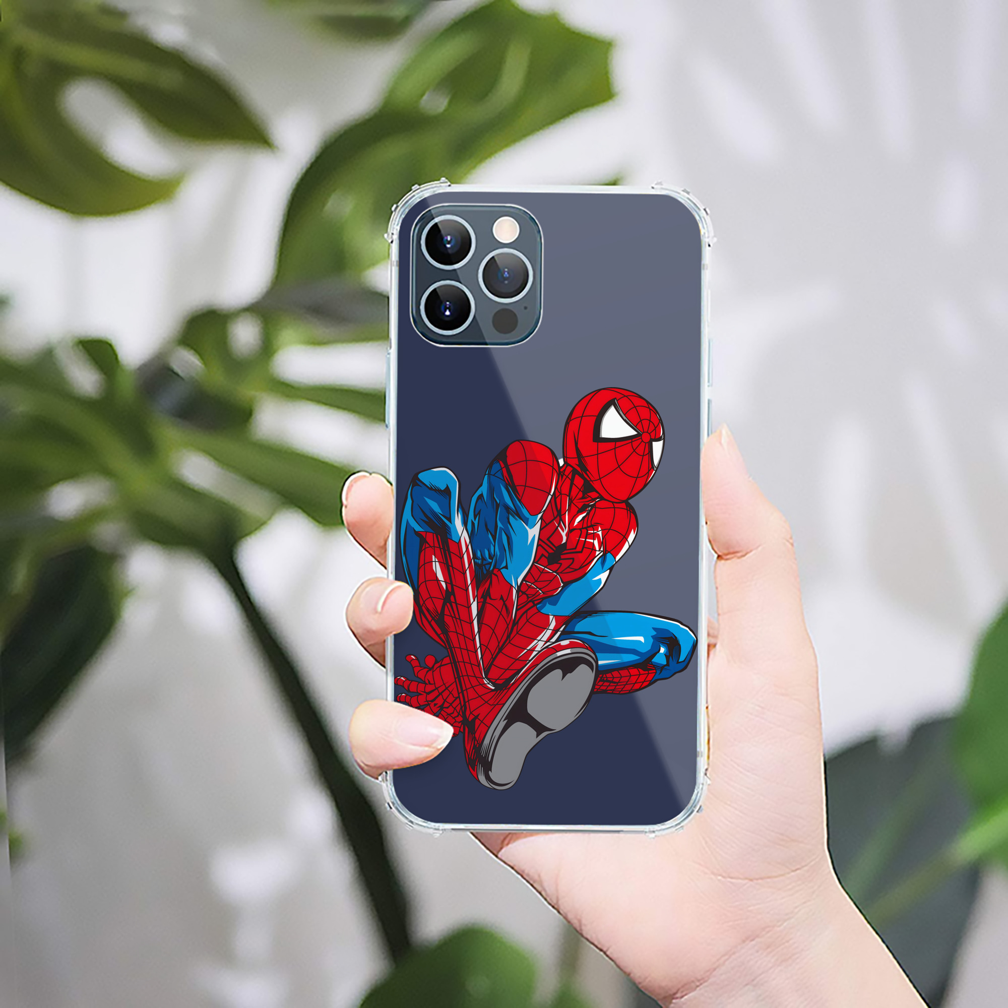（画像用） アベンジャーズ The Avengers 【iPhone 12シリーズ対応】透明スマホケース（クリアソフトケース）